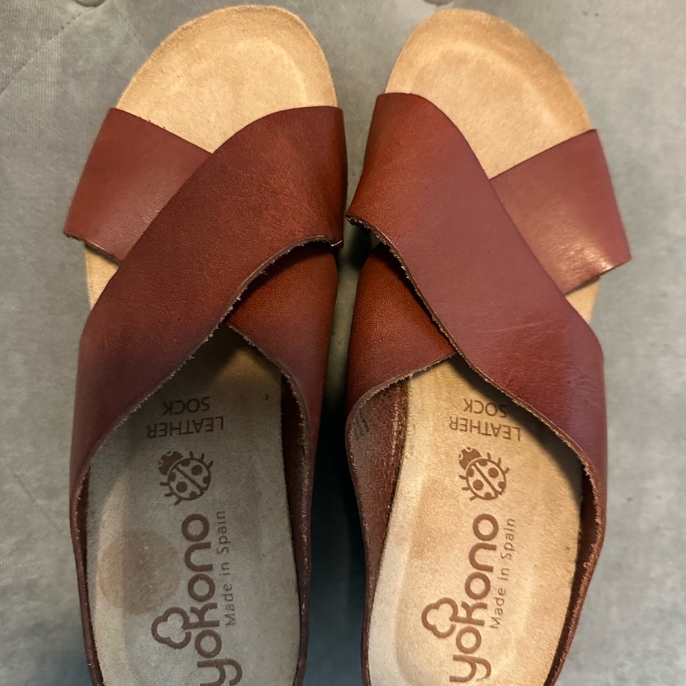 Brown Leather Sandals